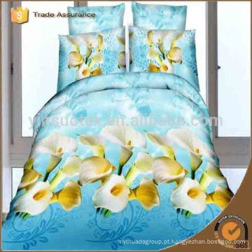 2016 New Home Textile 3d Bedding Set Animais e flores, roupa de cama, conjunto de cama, família Pcs Quilt / cama Sheets / Pillowcases Tamanho